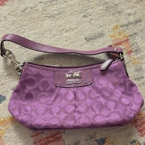 Coach Lavender Shoulder Bag